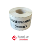 Preview: Versandaufkleber Umverpackung, 74x105 mm, PE-Folie